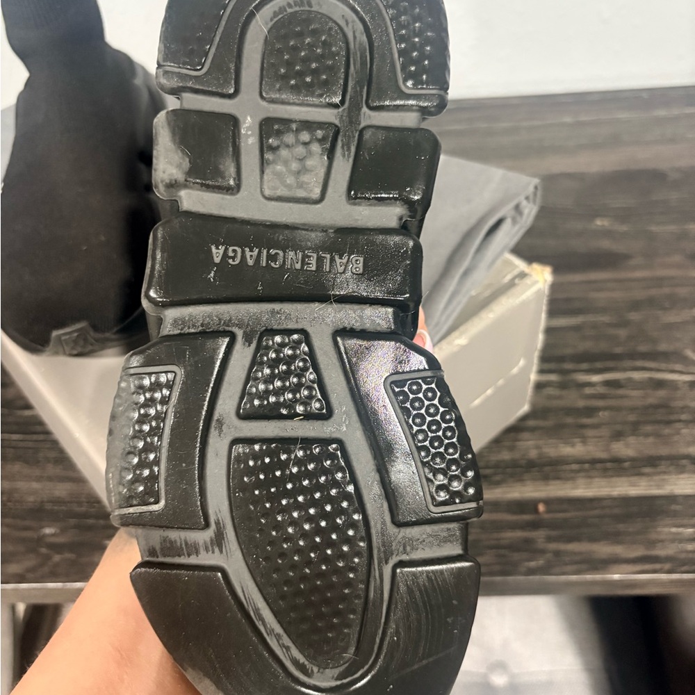 Balenciaga Black Speed Trainer Sock Sneakers - Picture 3 of 4